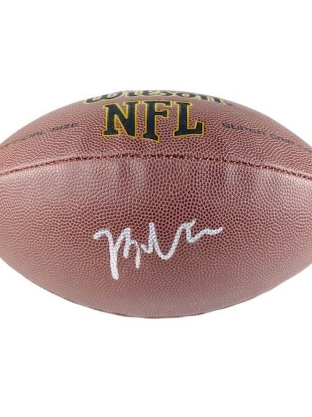 J Balvin Signed Wilson NFL Football Super Bowl LIV Reggaeton Proof COA